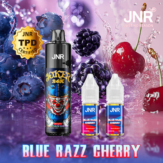 Blue Razz Cherry 24000 puffs - JOKER JNR