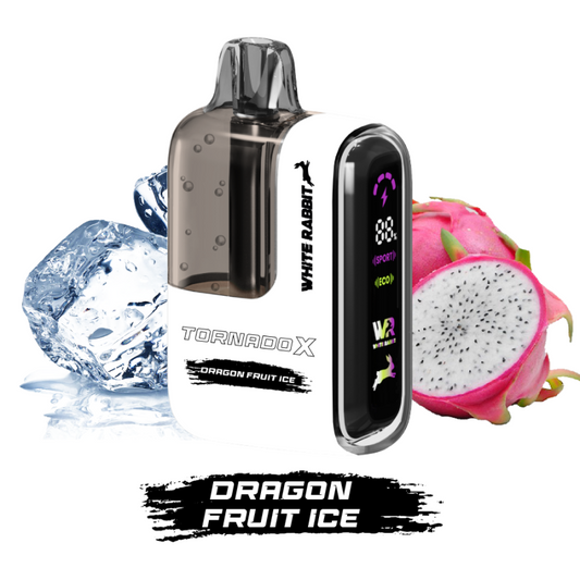 Dragon Fruit Ice 25 000 puffs - TORNADO X - WHITE RABBIT