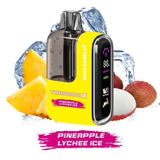 Pineaple Lychee Ice 25 000 puffs - TORNADO X - WHITE RABBIT